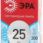 Лампочка светодиодная ЭРА RED LINE LED A65-25W-840-E27 R Е27 / E27 25 Вт груша нейтральный белый свет