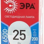 Лампочка светодиодная ЭРА RED LINE LED A65-25W-865-E27 R Е27 / E27 25 Вт груша холодный дневной свет