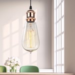 PL13 E27 - 1 RG Подсветка ЭРА Накладной, цоколь Е27, провод 1 м, цвет розовое золото (60/360)