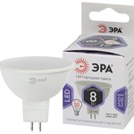 LED MR16-8W-860-GU5.3 ЭРА (диод, софит, 8Вт, холод, GU5.3) (10/100/4200)