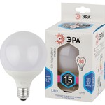 LED G95-15W-4000K-E27 ЭРА (диод, шар декор, 15Вт, нейтр, E27) (20/560)