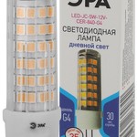 LED JC-5W-12V-CER-840-G4 ЭРА (диод, капсула, 5Вт, нейтр, G4) (20/500/21000)