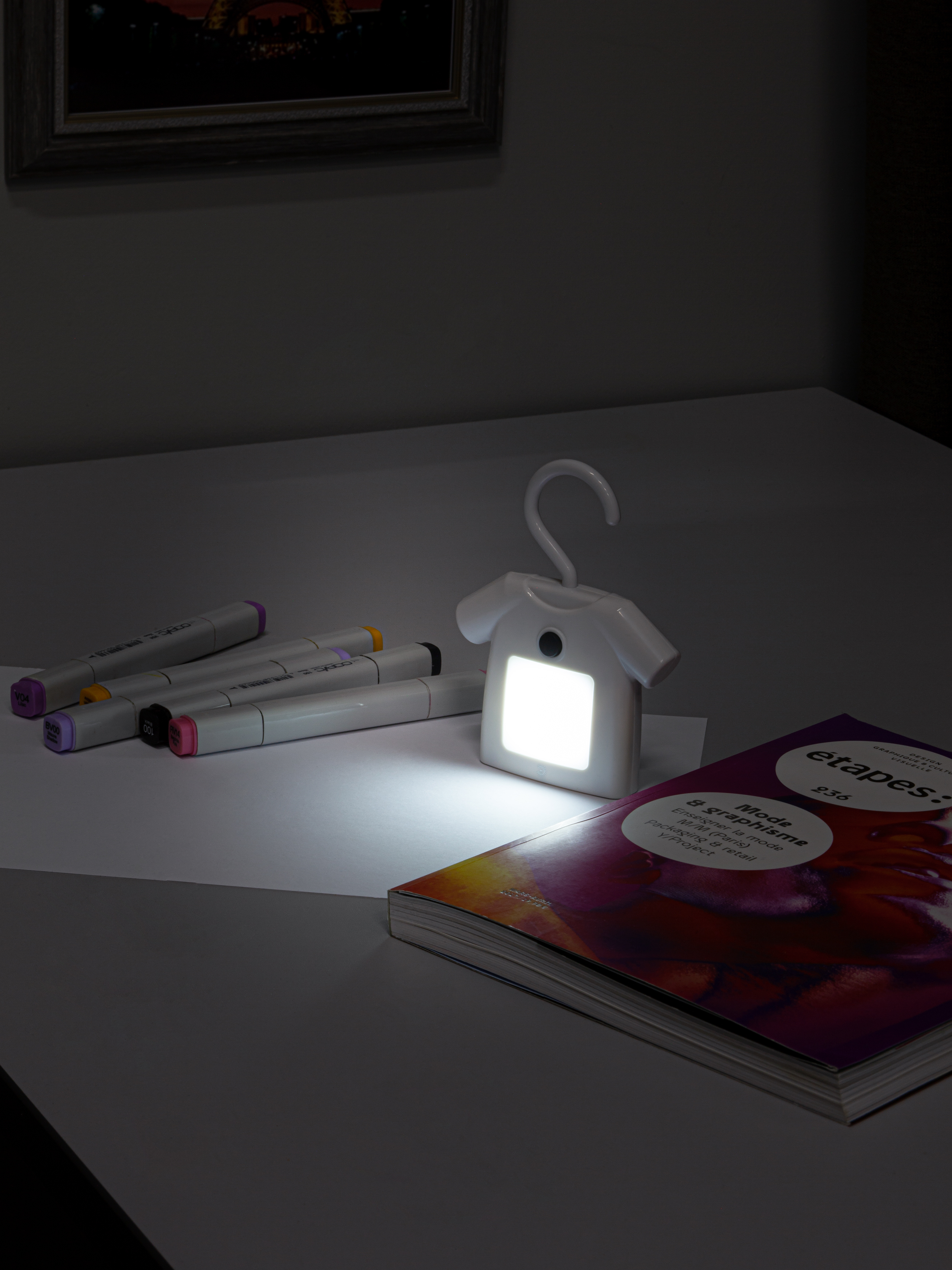 ЭРА светильник-ночник NLED-485-1W-SW-W белый (48/1344)