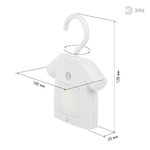 ЭРА светильник-ночник NLED-486-1W-MS-W белый (48/1344)