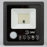 ЭРА Прожектор светодиодный уличный на солн. бат. 20W, 350 lm, 5000K, с датч. движения, ПДУ, IP65 (6/