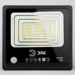 ЭРА Прожектор светодиодный уличный на солн. бат. 100W, 1200 lm, 5000K, с датч. движения, ПДУ, IP65 (