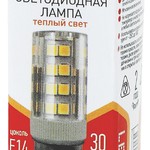 LED T25-5W-CORN-827-E14 ЭРА (диод, капсула, 5Вт, тепл, E14) (25/100/19600)