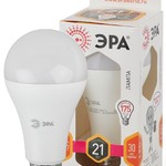LED A65-21W-827-E27 ЭРА (диод, груша, 21Вт, тепл, E27) (10/100/1200)