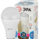 LED A65-21W-840-E27 ЭРА (диод, груша, 21Вт, нейтр, E27) (10/100/1200)