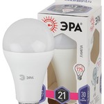 LED A65-21W-860-E27 ЭРА (диод, груша, 21Вт, хол, E27) (10/100/1200)