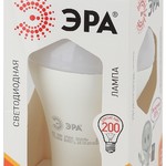 LED A65-25W-827-E27 ЭРА (диод, груша, 25Вт, тепл, E27) (10/100/1200)
