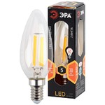 F-LED B35-5W-827-E14 ЭРА (филамент, свеча, 5Вт, тепл, E14) (10/100/3500)