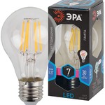 F-LED A60-7W-840-E27 ЭРА (филамент, груша, 7Вт, нейтр., Е27) (10/100/1500)