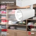 TR4 - 20 WH Трековый Светильник ЭРА 20Вт белый COB (20/160)