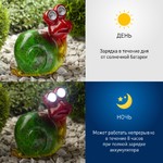 ERAFU01-02 ЭРА Садовый светильник Улитка на солнечной батарее, полистоун, 14 см (24/144)