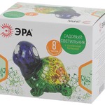 ERAFYS01-06 ЭРА Садовый светильник Черепаха на солнечной батарее, полистоун, 13 см (24/192)