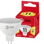 ECO LED MR16-11W-827-GU5.3 ЭРА (диод, софит, 11Вт, тепл, GU5.3) (10/100/4800)