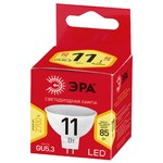 ECO LED MR16-11W-827-GU5.3 ЭРА (диод, софит, 11Вт, тепл, GU5.3) (10/100/4800)