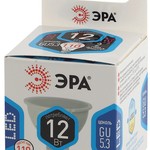 LED MR16-12W-840-GU5.3 ЭРА (диод, софит, 12Вт, нейтр, GU5.3) (10/100/4000)