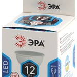LED MR16-12W-840-GU10 ЭРА (диод, софит, 12Вт, нейтр, GU10) (10/100/3200)