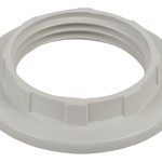 ЭРА Кольцо для патрона E14, пластик, белое (100/1000/24000)