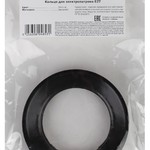 ЭРА Кольцо для патрона E27, пластик, черное (100/1000/9000)
