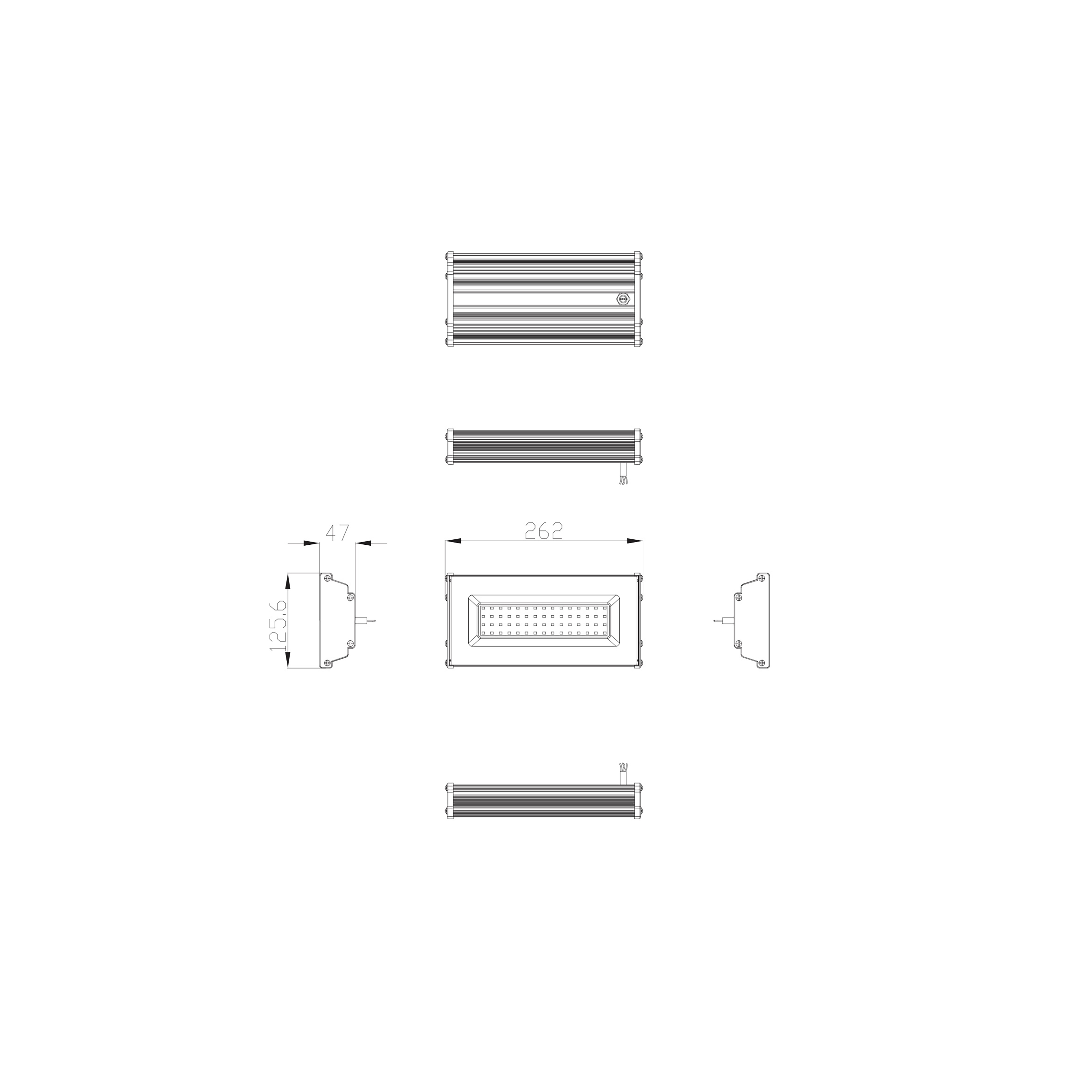 SPP-403-0-50K-050 ЭРА Cветильник cветодиодный подвесной IP65 50Вт 5250Лм 5000К Кп<5% КСС Д IC (20/320)