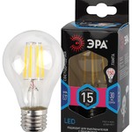 F-LED A60-15W-840-E27 ЭРА (филамент, груша, 15Вт, нейтр., Е27) (10/100/1500)
