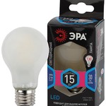 F-LED A60-15W-840-E27 frost ЭРА (филамент, груша мат., 15Вт, нейтр, Е27) (10/100/1500)
