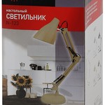 ЭРА наст.светильник N-123-Е27-40W-BG бежевый (12/96)