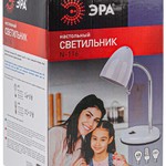 ЭРА наст.светильник N-116-Е27-40W-W белый (16/96)