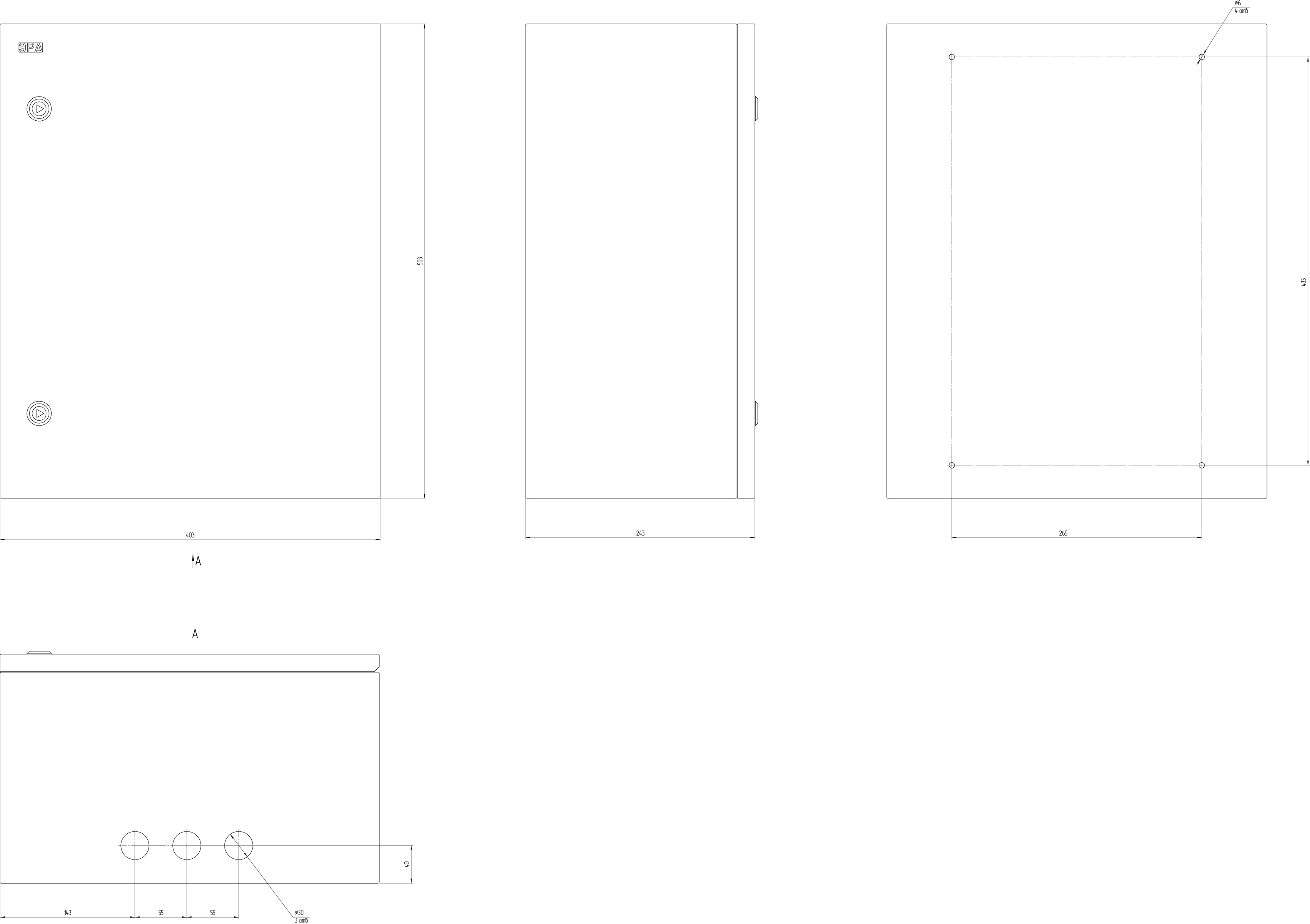 ЭРА SIMPLE ЩМП-2-0 IP31 (500х400х240) (20)