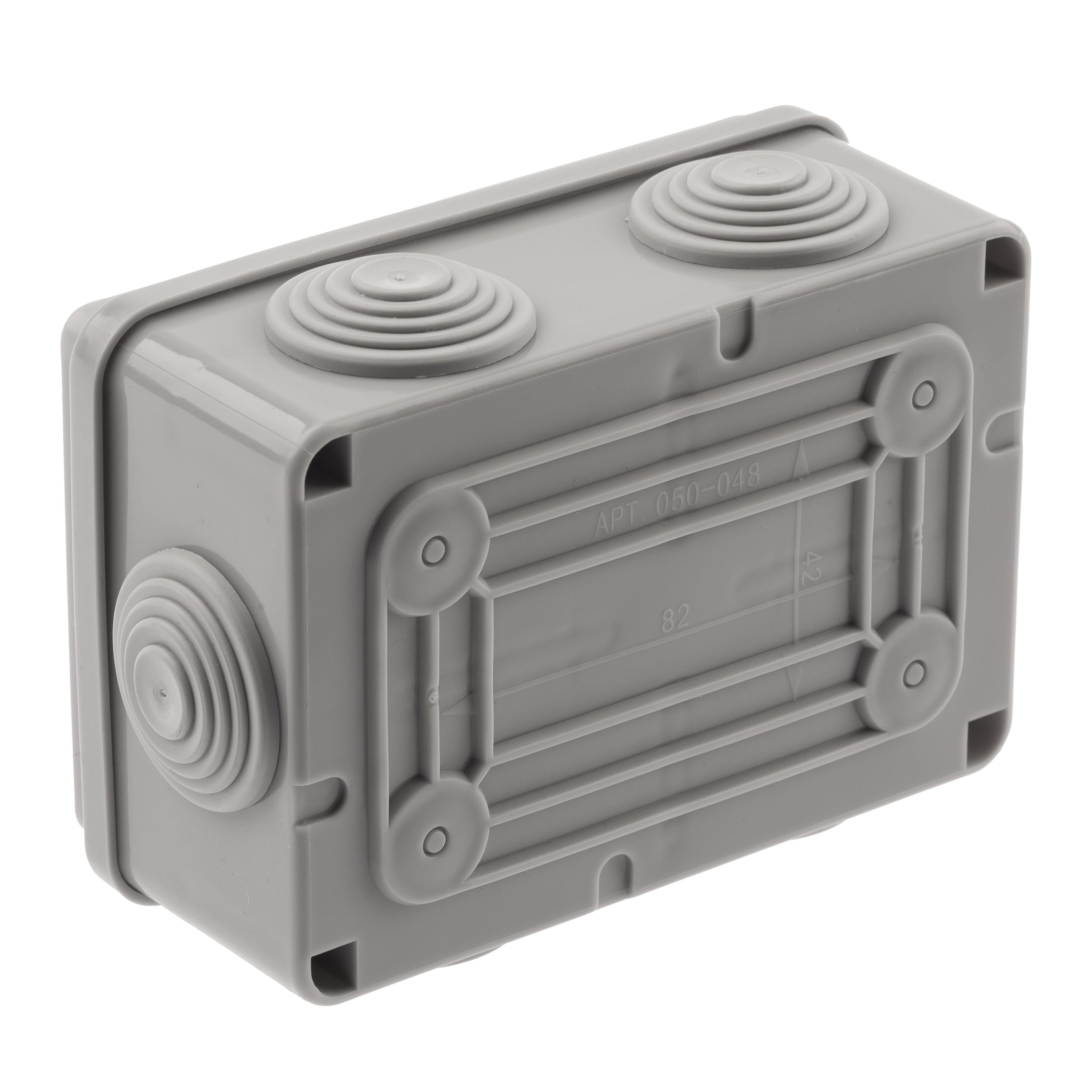 Распаячная коробка ЭРА  KORv-120-80-50-6g открытой установки на винтах 6 гермовводов IP55
