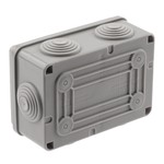 Распаячная коробка ЭРА  KORv-120-80-50-6g открытой установки на винтах 6 гермовводов IP55
