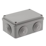 Распаячная коробка ЭРА  KORv-120-80-50-6g открытой установки на винтах 6 гермовводов IP55
