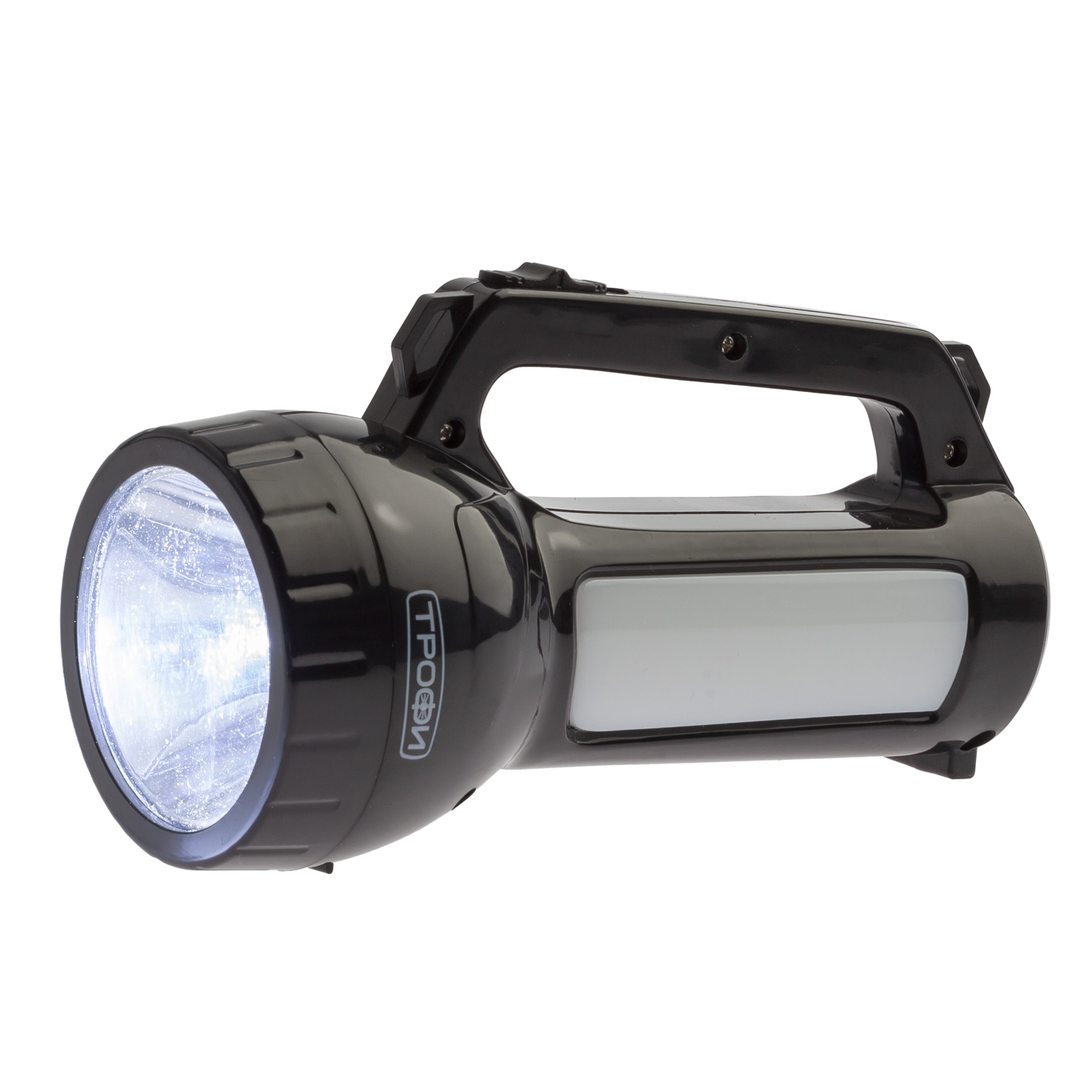 PA-504 Фонарь Трофи прожекторный 1W SMD LED, боковой светильник- 24 SMD LED,  2режима, аккумулятор 4