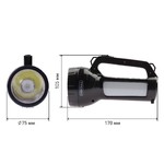 PA-504 Фонарь Трофи прожекторный 1W SMD LED, боковой светильник- 24 SMD LED,  2режима, аккумулятор 4