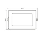 LPR-041-1-65K-020 ЭРА Прожектор светодиодный уличный 20Вт 1400Лм 6500К датчик нерегулир (80/1280)