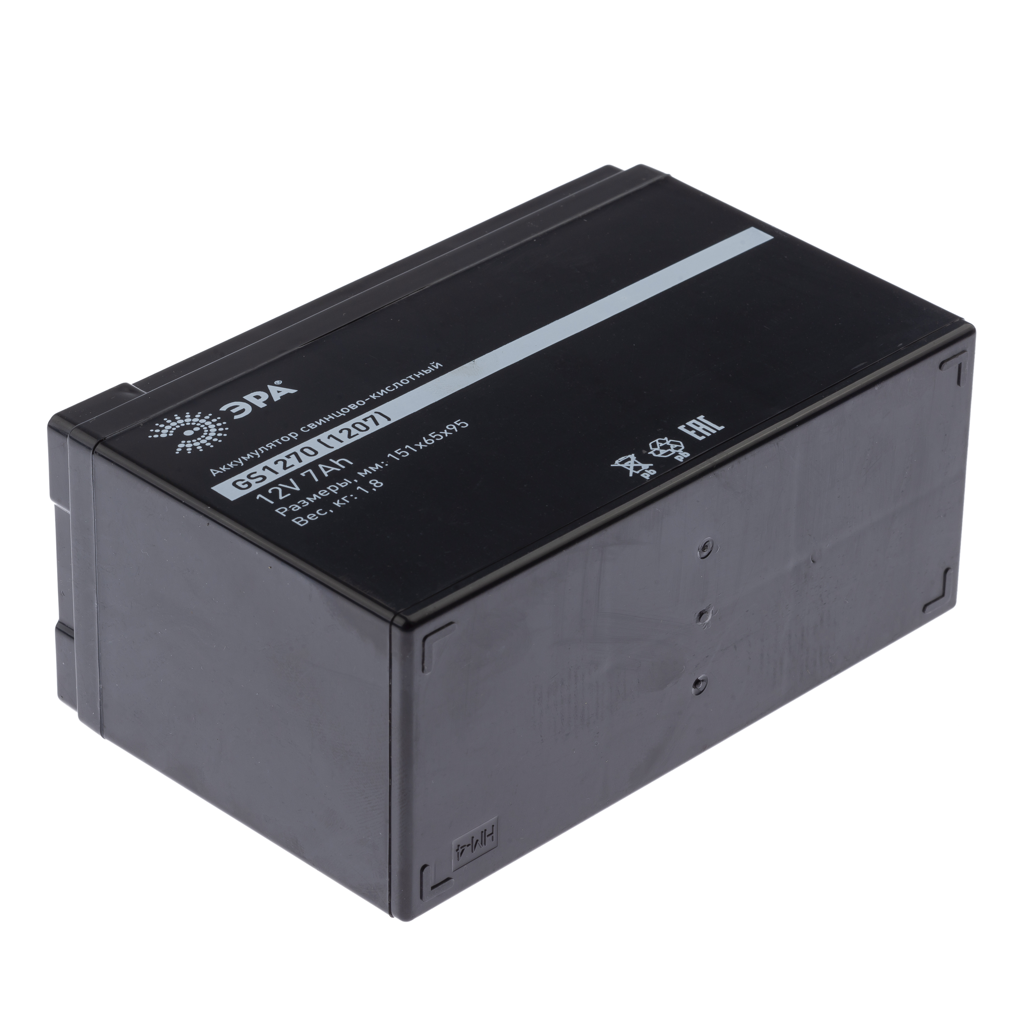 ЭРА Аккумулятор GS1270/1207  (Cвинцово-кислотный 12V 7) (8/192)