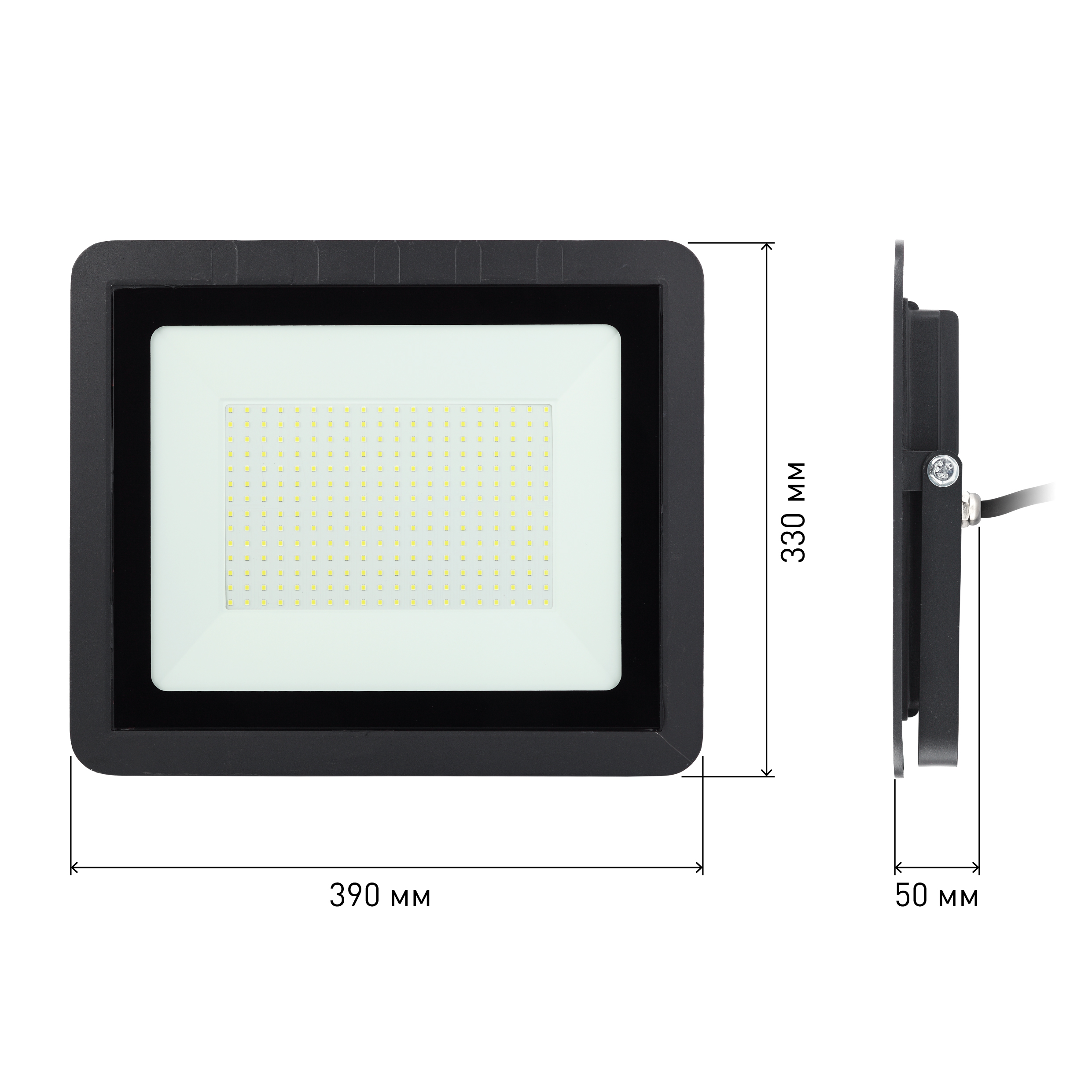 Прожектор светодиодный уличный ЭРА LPR-021-0-65K-200 200Вт 6500К 16000Лм 390x330x50