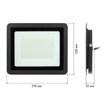 Прожектор светодиодный уличный ЭРА LPR-021-0-65K-200 200Вт 6500К 16000Лм 390x330x50