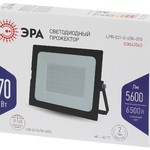 Прожектор светодиодный уличный ЭРА LPR-021-0-65K-070 70Вт 6500К 5600Лм 217х165х36