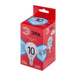 Лампочка светодиодная ЭРА RED LINE LED P45-10W-840-E14 R E14 10Вт шар нейтральная белая