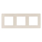 Рамка для розеток и выключателей ЭРА Серия 12 12-5103-02 на 3 поста, Сатин, слоновая кость
