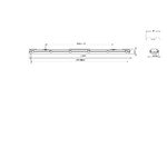 SPP-101-0-002-060 ЭРА Светильник IP65 под 2 светодиодные лампы T8 G13 LED 2x600мм (8/240)