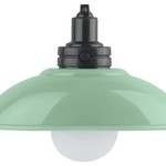 Ночник - светильник светодиодный ЭРА NLED-487-1W-SW-GR настенный на батарейках с выключателем зеленый