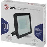 Прожектор светодиодный уличный ЭРА LPR-023-0-65K-100 100Вт 6500K 8000Лм 185х176х37