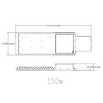 Уличный светильник ЭРА SPP-502-0-50K-150 150Вт 5000К 15000Лм КСС 