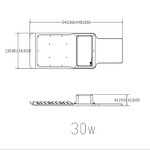 Уличный светильник ЭРА SPP-503-0-50K-030 30Вт 5000К 3000Лм КСС 